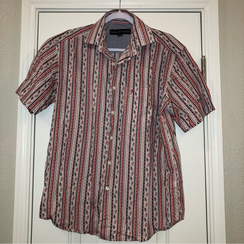 ‼️5 FOR $15‼️ Indian Terrain Paisley Button Up